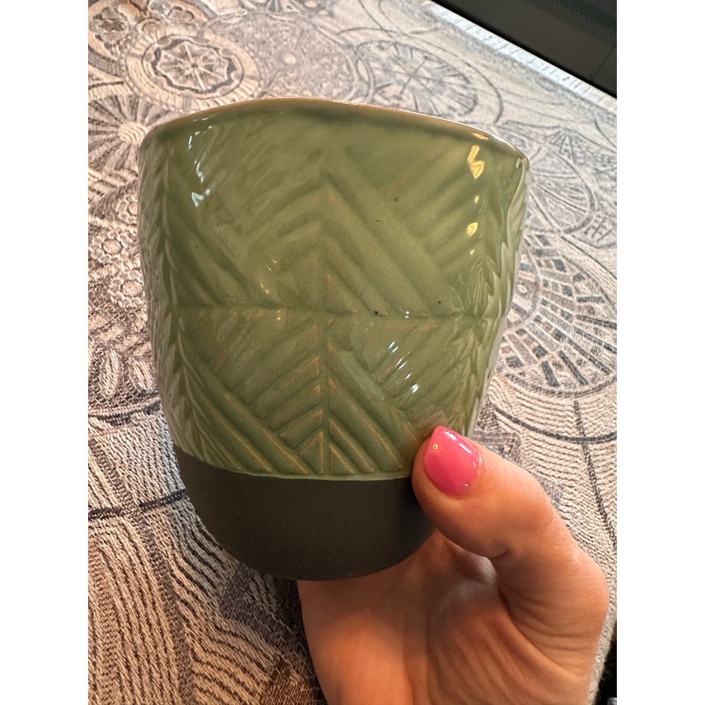 Beautiful glazed ceramic planter